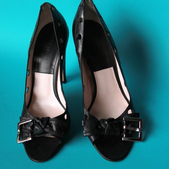 GIVENCHY Peep Toe Stiletto Pumps - Picture 7 of 7
